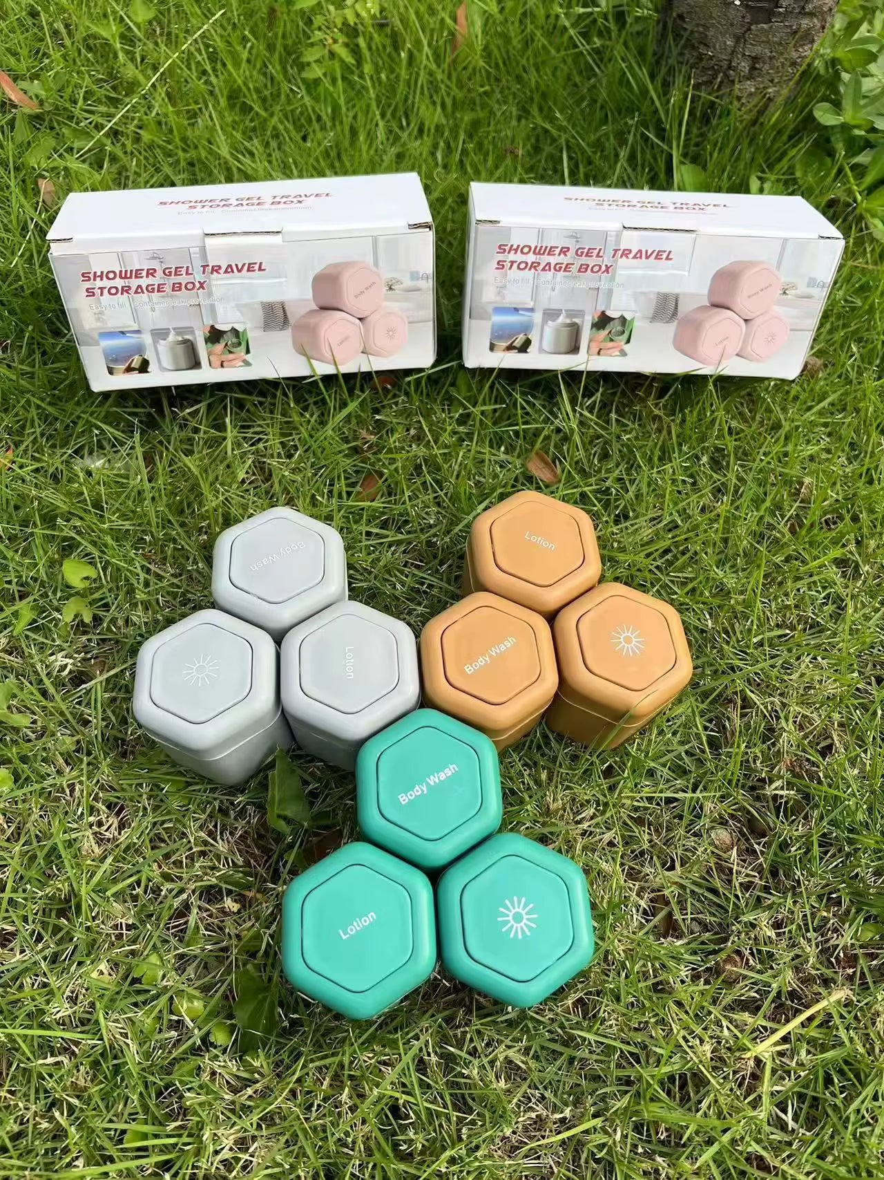 3Pcs Empty Sample Jars Travel Containers Leak Proof Refillable Magnetic Travel Capsules Magnetic with Lids Makeup Pot Jar