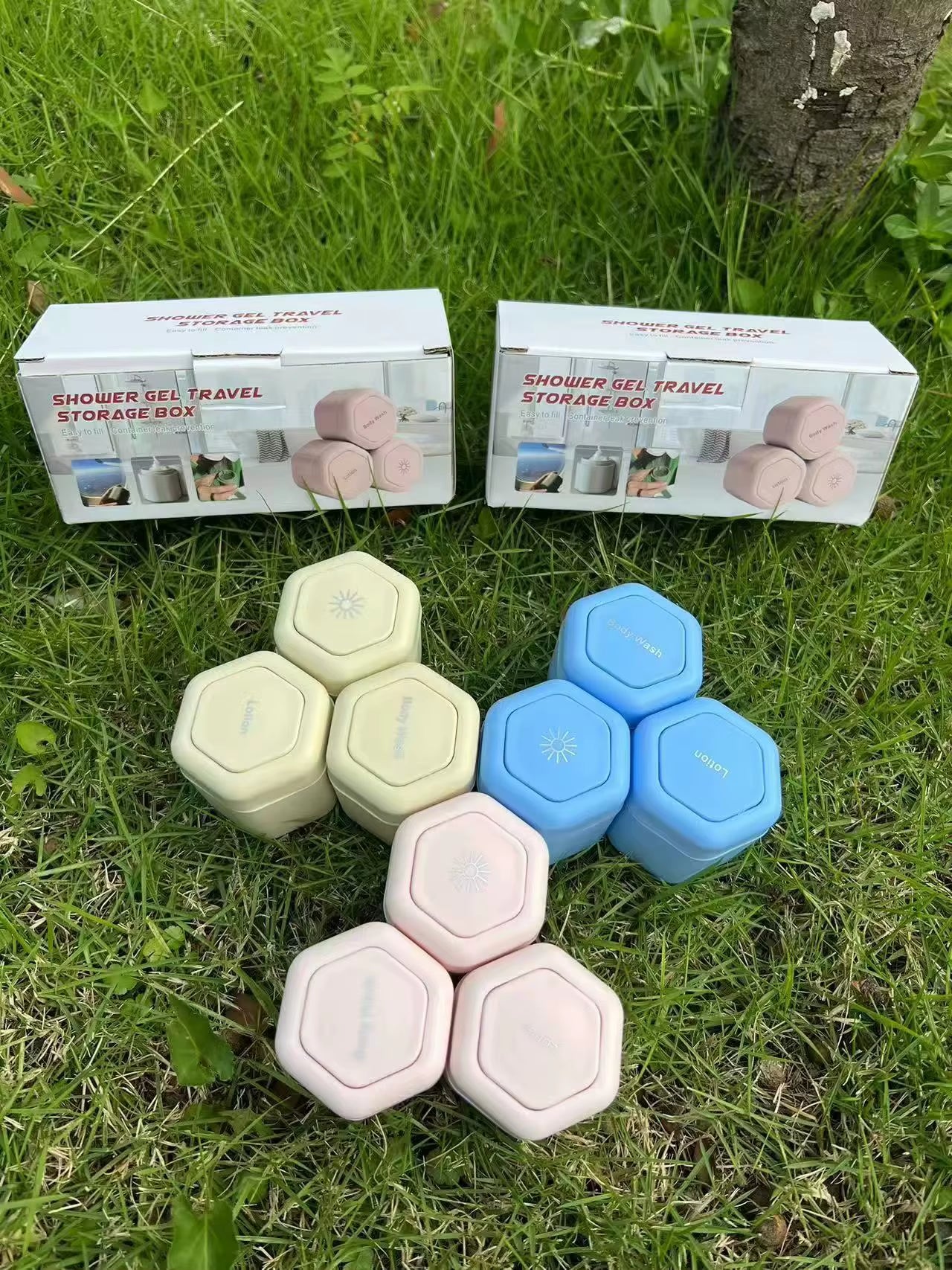 3Pcs Empty Sample Jars Travel Containers Leak Proof Refillable Magnetic Travel Capsules Magnetic with Lids Makeup Pot Jar