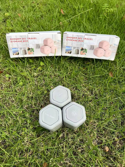 3Pcs Empty Sample Jars Travel Containers Leak Proof Refillable Magnetic Travel Capsules Magnetic with Lids Makeup Pot Jar