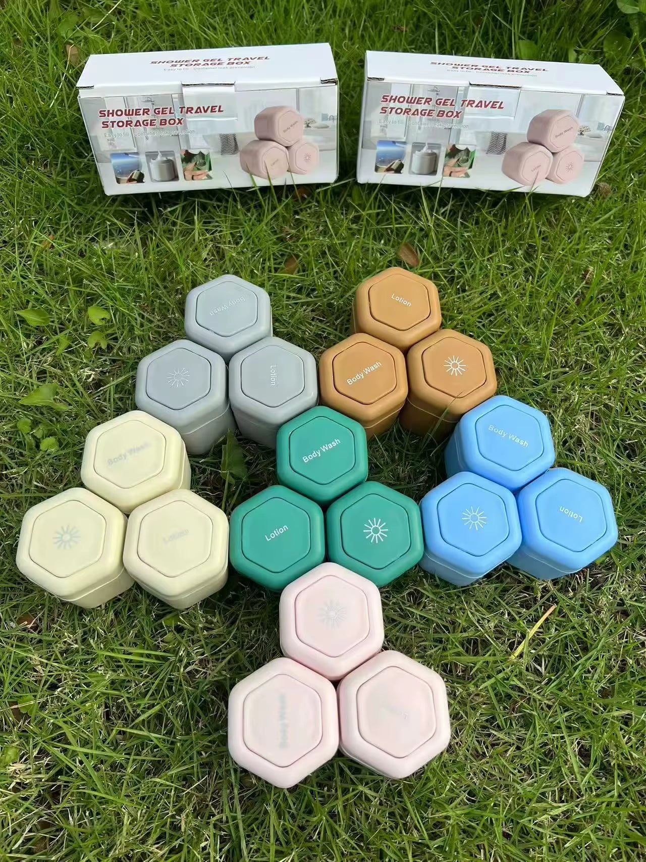 3Pcs Empty Sample Jars Travel Containers Leak Proof Refillable Magnetic Travel Capsules Magnetic with Lids Makeup Pot Jar